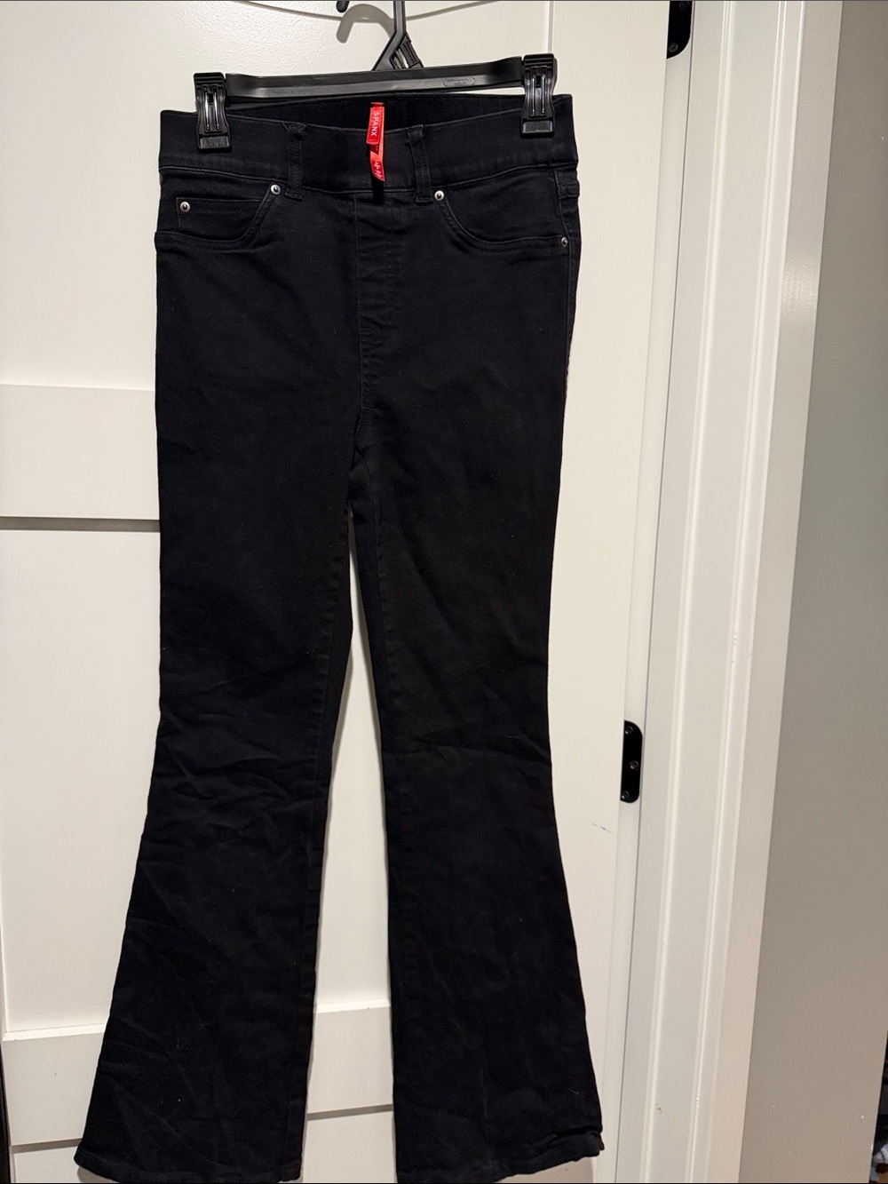 SPANX Black Flared Jeans - Classic Fit